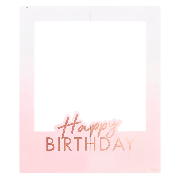Mix It Up Pink Customisable Selfie Photo Booth Frame - 72cm x 60cm