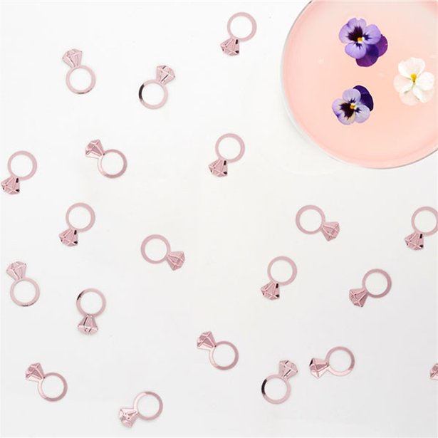 She Said Yaaas Rose Gold Ring Confetti (14g pack)