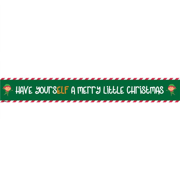 Have YoursELF A Merry Little Christmas Paper Banners - 1m (3pk)