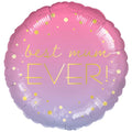Ombre Best Mum Ever Foil Balloon - 18"