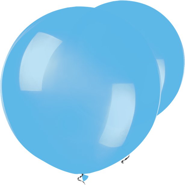 Blue Balloons - 17" Latex (50pk)