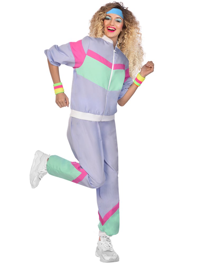 Purple 80s Shell Suit - 16-18
