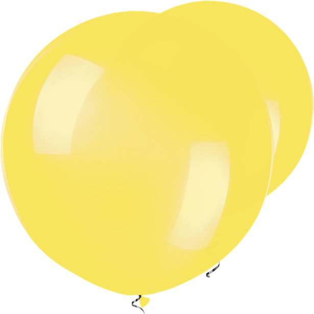 Yellow Balloons - 17" Latex (50pk)