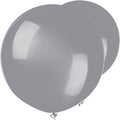 Grey Smoke Large Balloons - 36" Latex (10pk)