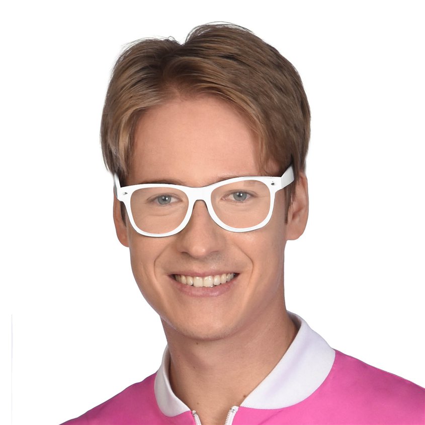 Retro White Glasses
