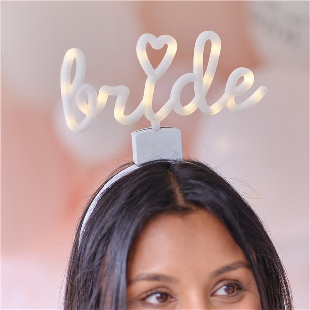 Light Up 'Bride' Headband