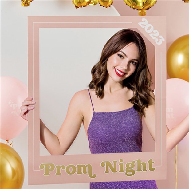 Prom Customisable Year Selfie Photo Booth Frame