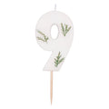 Number 9 Leaf Foliage Candle