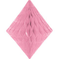 Baby Pink Honeycomb Diamond Decoration - 30cm