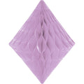 Lilac Honeycomb Diamond Decoration - 30cm