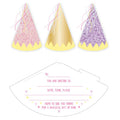 Fairy Princess Party Invitation Party Hats (6pk)