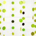 Lime Green Glitter Hanging String Decorations - 2.1m (6pk)