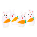 Mini Easter Bunnies with Carrots (4pk)