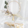 Wooden Hoop Cake Topper - 24.5cm
