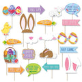 Easter Hunt Props/Signs - 21cm (20pk)