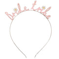 Pink Bride Tribe Daisy Headband