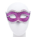Pink Glitter Masquerade Mask