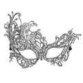 Silver Lace Masquerade Mask