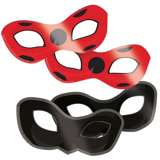 Miraculous Ladybug Card Masks (8pk) – Roov UK