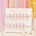 Mix It Up White & Rose Gold Treat Stand & Paper Cones - 44cm x 37cm