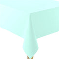 Mint Green Plastic Tablecover - 274cm x 137cm