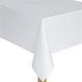 White Plastic Table Cover - 2.8m x 1.4m