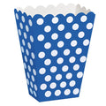 Blue Polka Dot Treat Boxes (8pk)