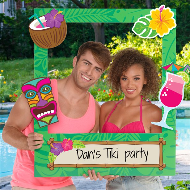 Giant Tiki Customisable Selfie Frame (15pk)