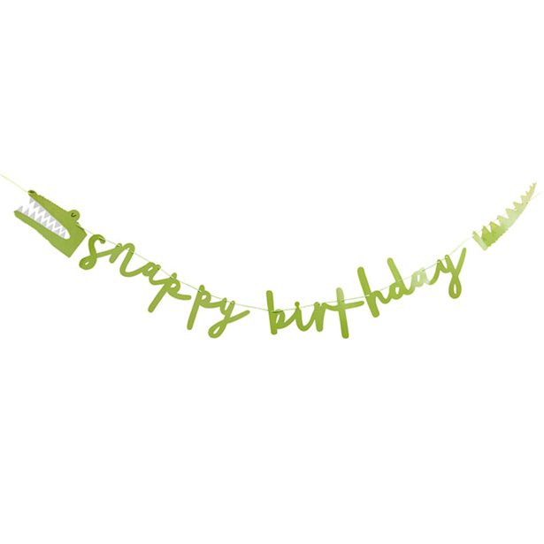 Snappy Birthday Banner - 2m