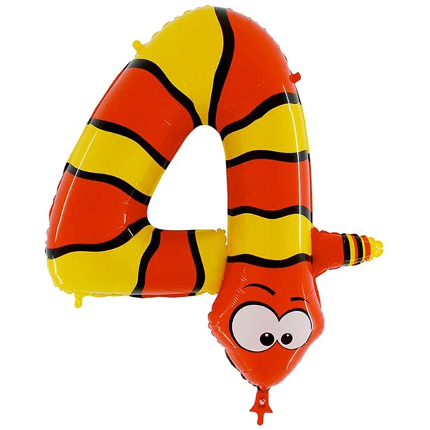 Animal Foil Number Balloons - 40"