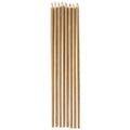 Gold Tall Candles - 16cm (10pk)