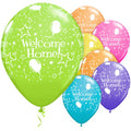 Welcome Home Assorted Stars Balloons - 11" Latex (6pk)