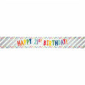 Happy 21st Birthday Foil Banner - 1.74m