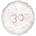 30th Rose Gold Foil Balloon - 18"