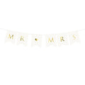 White Mr & Mrs Bunting - 85cm