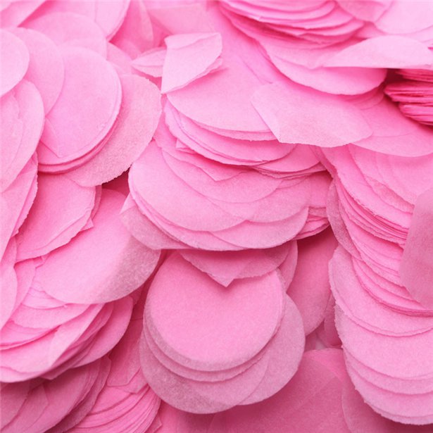 Baby Pink Paper Confetti (100g bag)