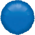 Blue Round Balloon - 18'' Foil - unpackaged