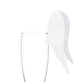 Angel Wings Glass Decoration (10pk)
