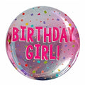 Birthday Girl Pink Badge - 6cm