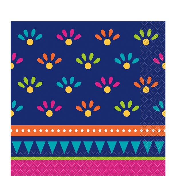 Boho Fiesta Paper Luncheon Napkins - 33cm (20pk)