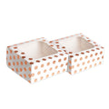 Rose Gold Square Treat Boxes - 16cm (2pk)
