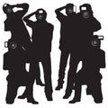Hollywood Paparazzi Props - 5ft 6'' (2pk)