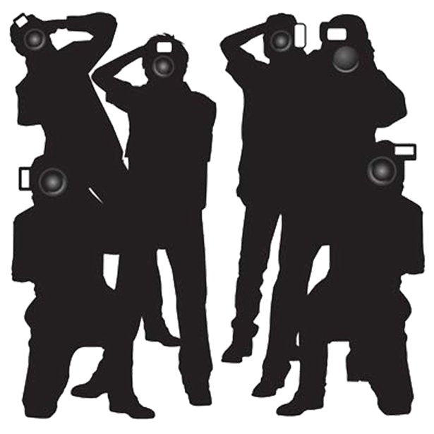 Hollywood Paparazzi Props - 5ft 6'' (2pk)