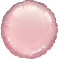 Pastel Pink Round Balloon - 18'' Foil - unpackaged