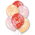 It's a Girl Latex Balloons - 11" (6pk)