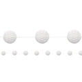 White Honeycomb Garland Decoration - 2.1m