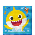 Baby Shark Paper Lunch Napkins - 33cm (16pk)