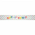 Happy 40th Birthday Foil Banner - 1.74m