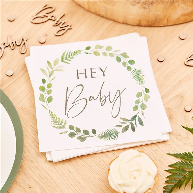 Botanical Baby Paper Napkins (16pk)