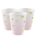 1st Birthday Pink Paper Cups - 250ml (8pk)